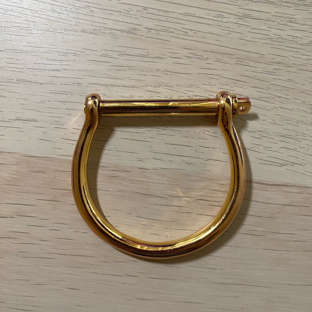 Miansai Gold Screw Cuff Bracelet